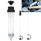 Car Fluid Extraction 200cc Filling Syringe Transfer Oil Fuel Manual Suction Pump