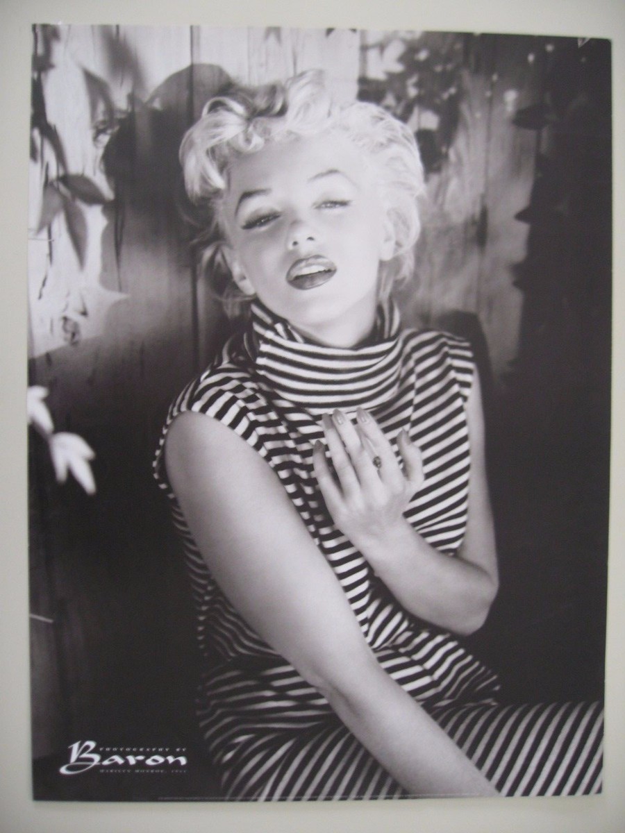 MARILYN MONROE 1954 BY BARON AUTHENTIC 1993 ART PHOTO PRINT