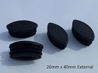 Oval Chair Feet for Patio Furniture (Set of 4 feet)