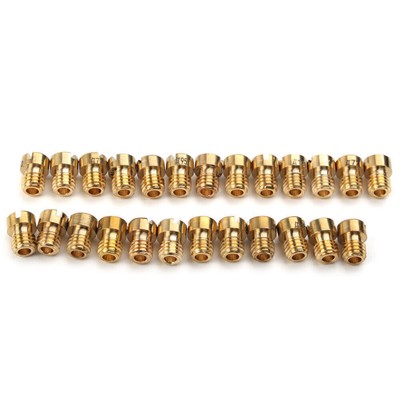 25 Pezzi Getto Principale Carburatore - Kit Per Dellorto PHBG, SHA, SHB, M5, Misure 55-115 - Foto 12