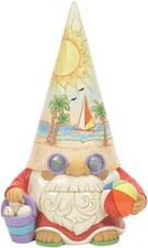 Jim Shore Four Seasons Shell-ebration Coastal Gnome w/ Sunset Beachball Figurine