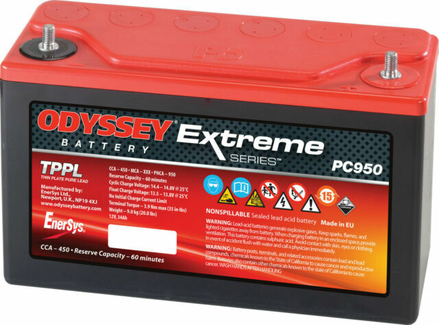 Odyssey PC950 12V AGM Car Battery For Sale Online EBay
