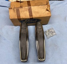 Nos 1970 Ford Galaxie 500 Xl Ltd Rear Bumper Guards Oem Pair Part D0az-17984-a Nos 1970 Ford Galaxie 500 Xl Ltd Rear Bumper Guards Oem Pair Part D0az-17984-a