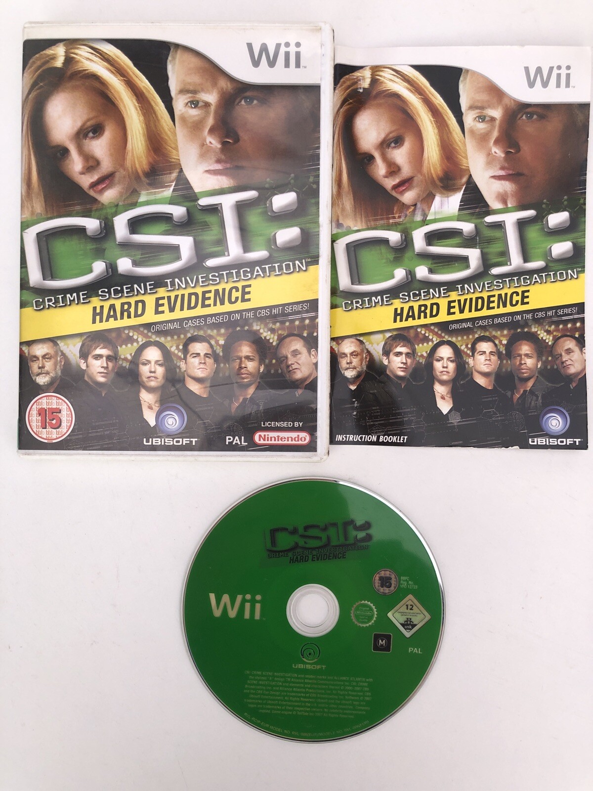 CSI Crime Scene Investigation Hard Evidence (15) (Nintendo Wii) Complete - 2008