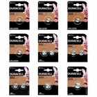Piles Duracell CR 1220 1616 1620 1632 2016 2025 2032 2430 2450 bouton lithium 3V