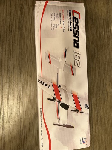 Goolsky FX801 Cessna 182 2.4GHz 2CH RC Airplane - Outdoor Flight Toy For Kids and Boys With 2 Batteries