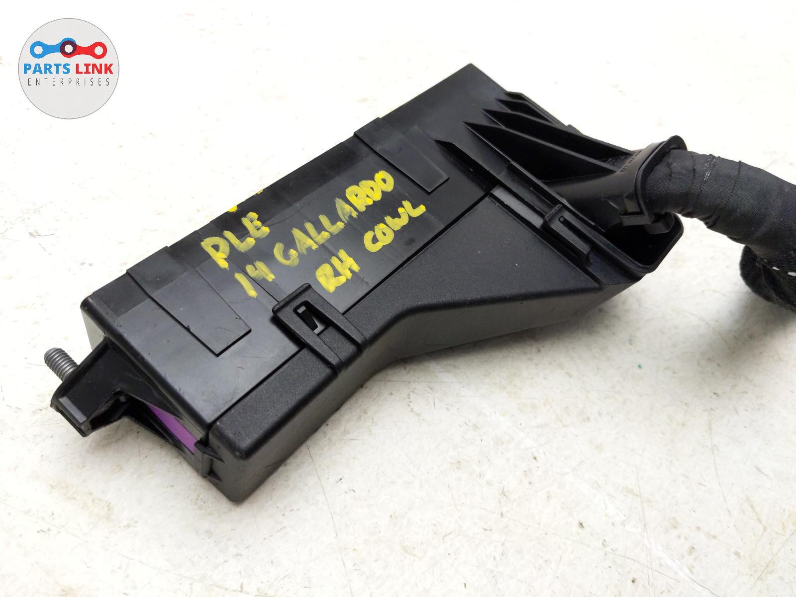 2014 LAMBORGHINI GALLARDO RIGHT COWL FUSE BOX JUNCTION BLOCK RELAY MODULE LP550