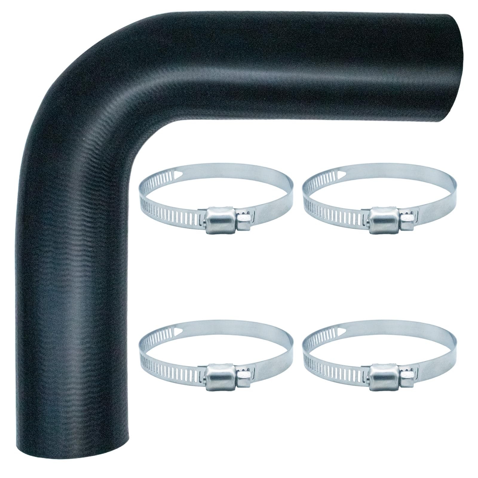 Gasoline Fuel Filler Neck Hose 2 inches Inside 90 degree (2