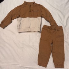Beige toddler sweater set from The Childrens ...
