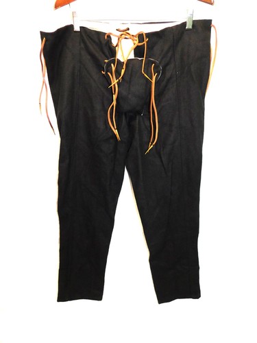 Get Dressed For Battle M L Black Wool Pants Middle Ages Renaissance Fair Dungare