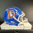 Rick Upchurch signed Denver Broncos Mini Helmet JSA Authenticated