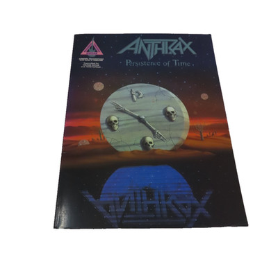 ANTHRAX GUITAR TAB / TABLATURE / PERSISTANCE OF TIME  / ANTHRAX  BOOK SONGBOOK