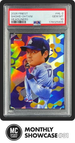 SHOHEI OHTANI PSA 10 2026 TOPPS FINEST #HL-2 HEADLINERS SP DODGERS GEM MINT RARE