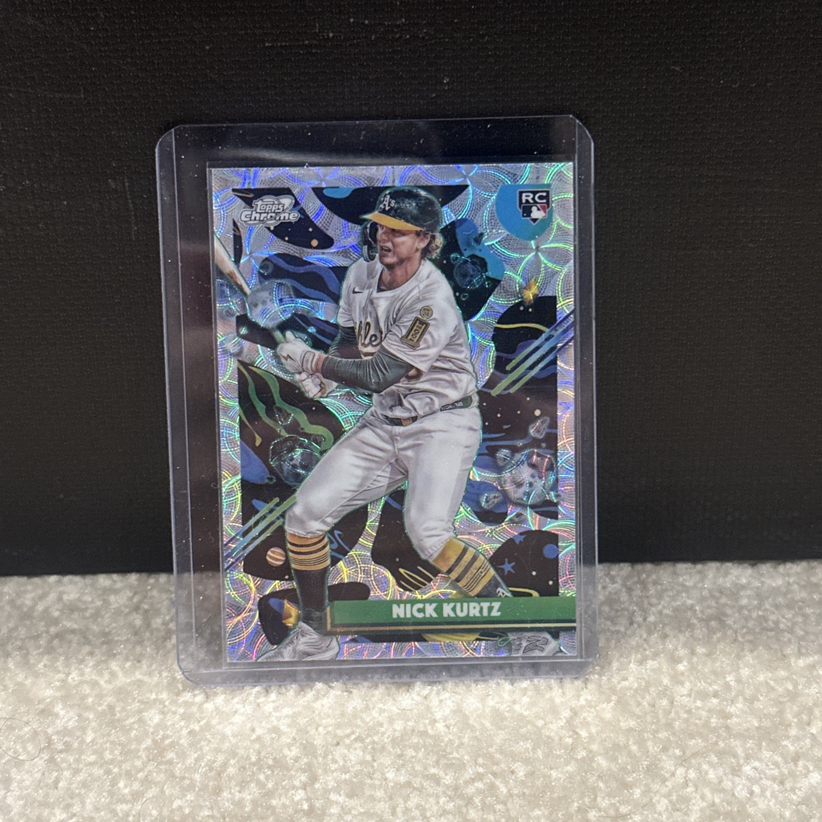 2025 Topps Cosmic Chrome - Nick Kurtz #183 Nucleus Refractor (RC)
