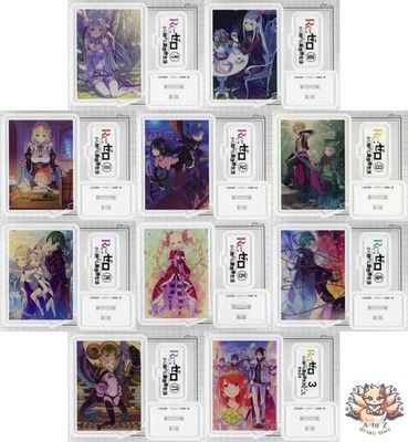 10 Set Jacket Collection Acrylständer Vol.2 Re:Zero Melonbooks