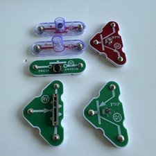 ELENCO Snap Circuits Replacement Parts Lot X1 L2 S2 RV Q2 Q1 Untested