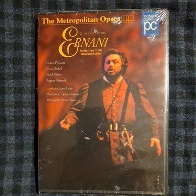 Giuseppe Verdi Ernani (DVD, 2000) The Metropolitan Opera Luciano Pavarotti NEW