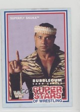 1989 MSL Bubble Gum Super Stars of Wrestling Series 2 Jimmy Snuka Superfly 0lk4