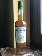 Daftmill Scotch Whisky Single Malt, distilled 2007 bottle Nr. 91 58.2% vol. 