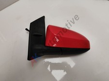 Citroen C1 Peugeot 108 14-22 Door Wing Mirror Left Passenger Manual Red
