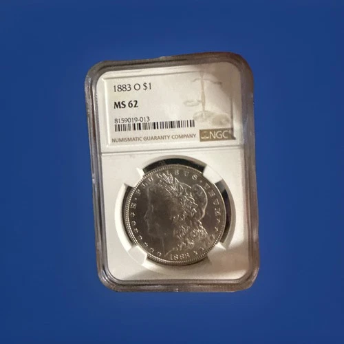 🇺🇸 1883-O Morgan Dollar PCGS Certified MS62 Silver Morgan $1 🪙🔥🔥🪙🇺🇸🦅