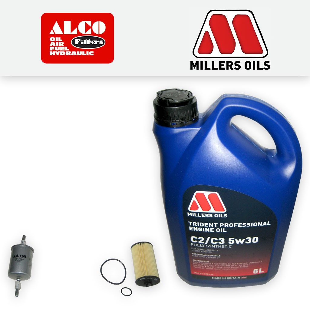 VAUXHALL/OPEL VECTRA C MK2 1.8 Z18XER OIL FUEL FILTER SERVICE KIT +5w30 OIL