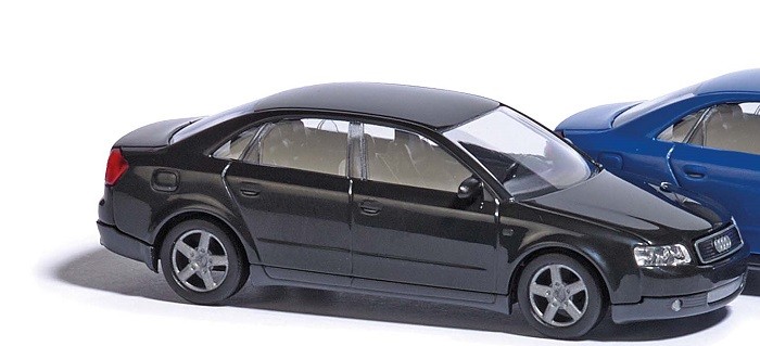 Busch 89132 - 1/87 / H0 Audi A4 Sedan - Black - New
