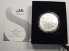 Uncirculated 2007 One Once Silver Eagle Burnished OGP