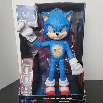 Sonic the Hedgehog 3 Ultimate Talking Sonic 12-Inch Figure, Features 30+ Iconic