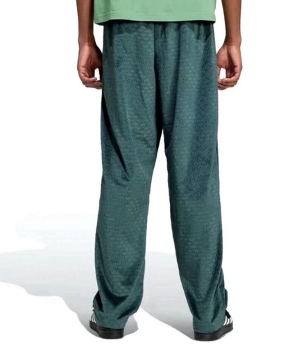 NWT Adidas Originals Monogram Velour Track Pants Men's Size MEDIUM IZ2532 - Picture 4 of 5