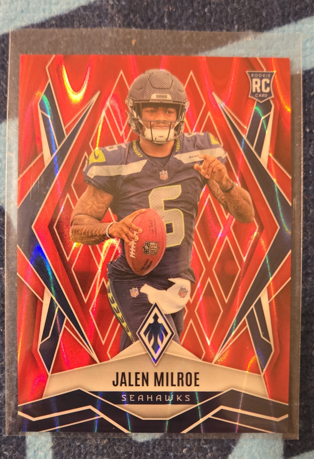 2025 Panini Phoenix - Red Seismic Jalen Milroe #151  /99 (RC)