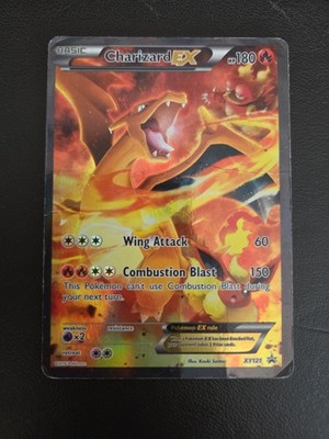 Pokemon Karte Charizard EX XY121 XY Black Star Promos ENG Played