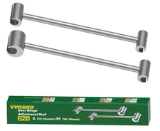 Door Hinge Adjustment Tool Hinges Gap Adjusting Wrench S 12-16mm + M 14-19mm