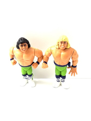 WWE HASBRO THE ROCKERS WRESTLING FIGURES SHAWN MIC...