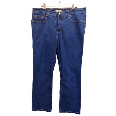 Levis 512 Boot Cut Jeans Womens 18WS Blue Excellent Slimming Stretch Denim