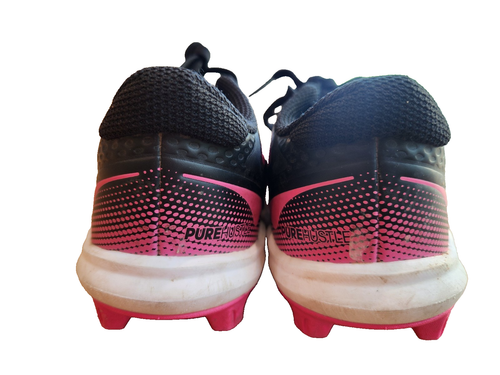 Baseball-Schnürschuhe Kinder schwarz und pink - Bild 4 von 8