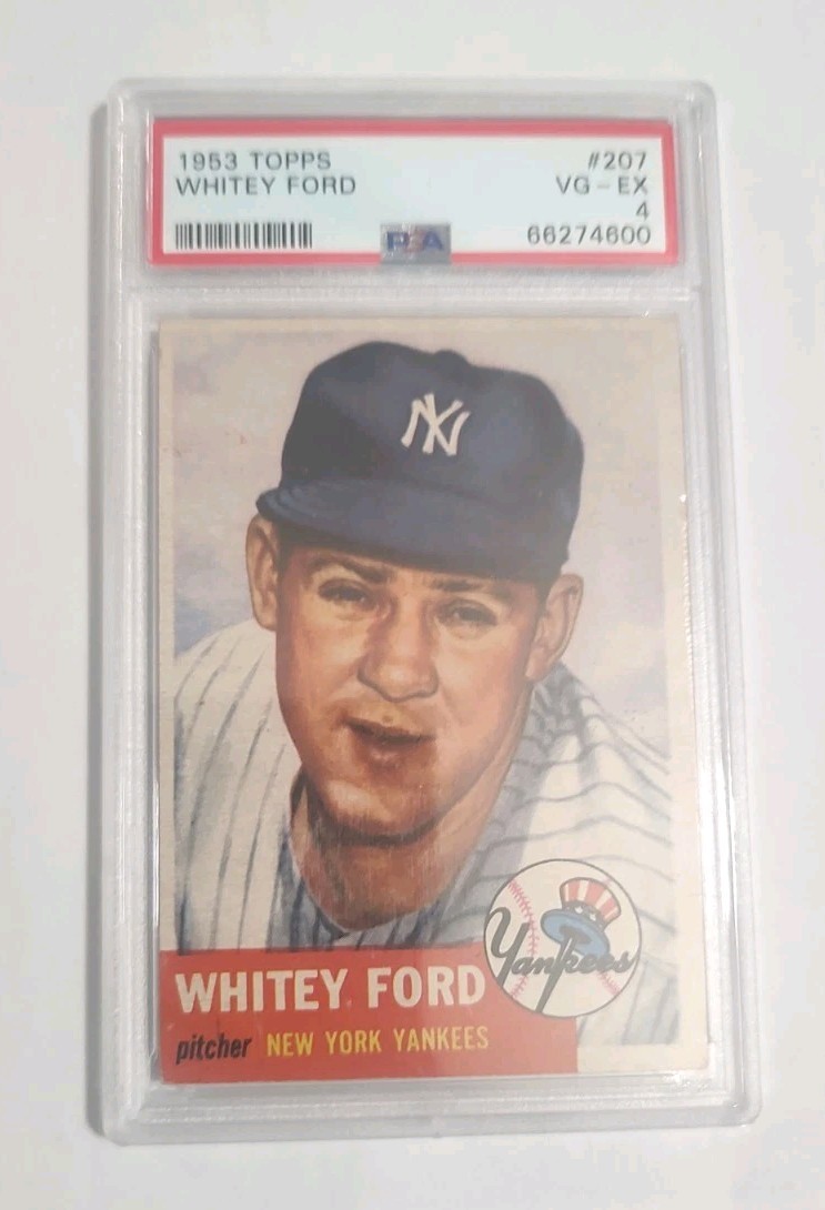 Whitey Ford 1953 Topps PSA 4 #207New York Yankees