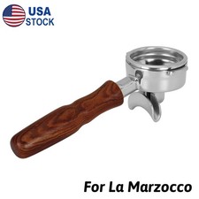 58mm Wood Handle Double Spouts Portafilter Fo...