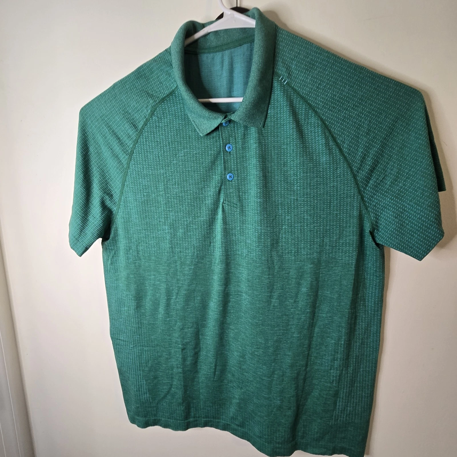 Lululemon Metal Vent Polo Cascadia Green Size XL