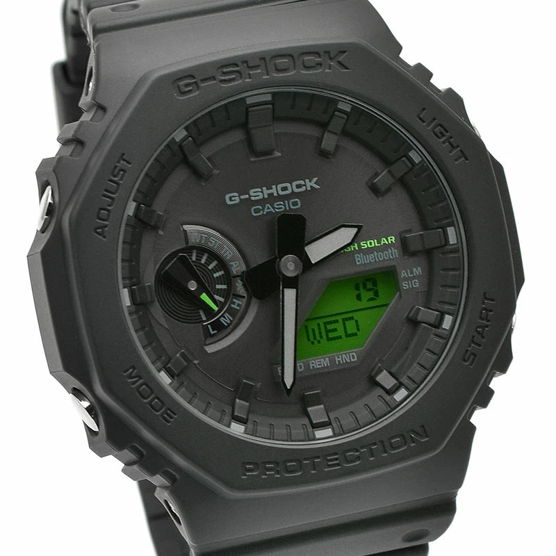 CASIO G-SHOCK GA-B2100BEG-1AJF BLACK AND ELECTRO GREEN Series