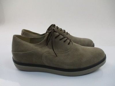 FlipFlop Lewis Suede Oxford Shoes Mens 10 Brown 281-094