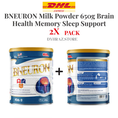 2X BNEURON Milk Powder 650g Brain Health Memory Sleep Support - Fast DHL Express