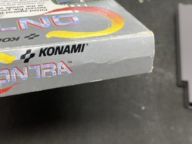 Contra (Nintendo NES 1988) w/ Box NO MANUAL