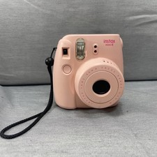 Fujifilm Instax Mini 8 instant film camera, pink, tested  working