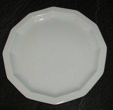 Rosenthal 12 Eck-Teller - 20 cm, weiß aus Nachlass ( mehrere vorhanden )