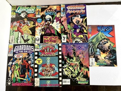 15 Marvel Comic Book Lot Mixed Brands 1980s 1990s Superhero comics