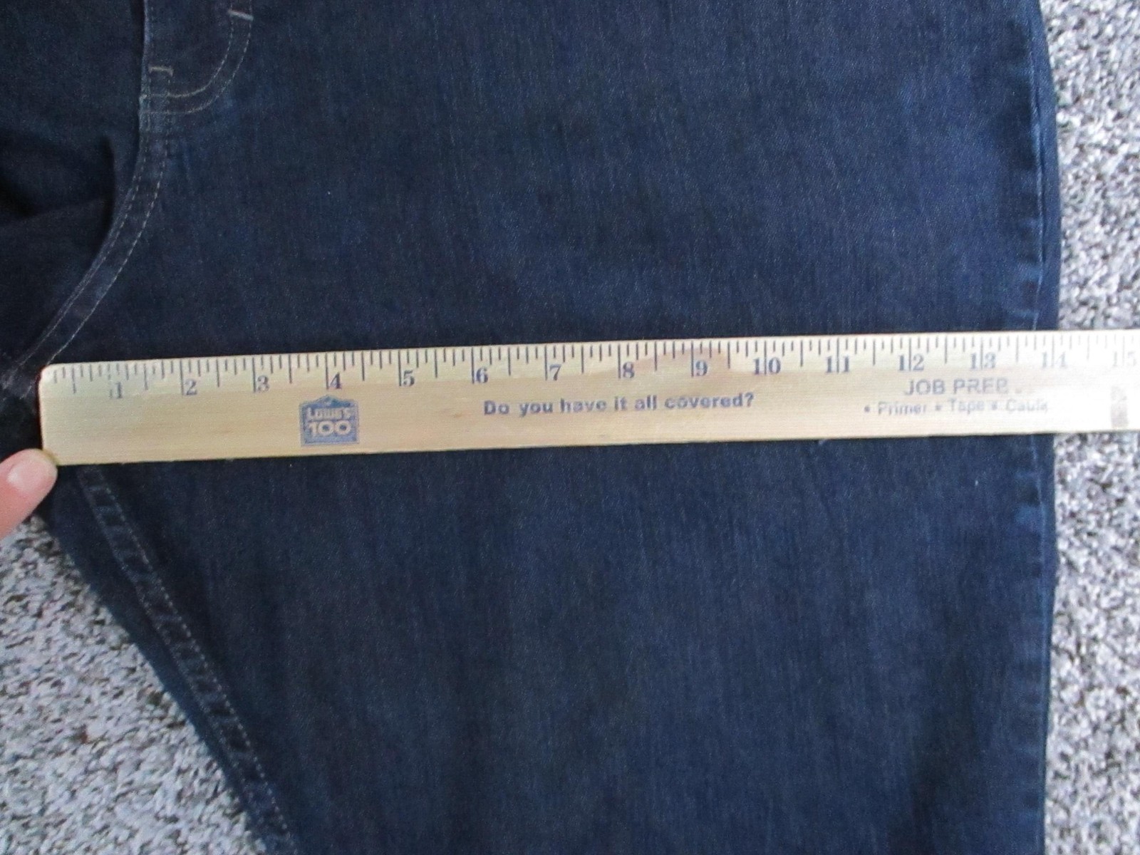 Riders By Lee Jeans Womens 22W Blue Dark Wash High Rise Bootcut Stretch 42x27 thumbnail 9