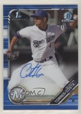 2019 Bowman Chrome Prospects Blue Refractor 49/150 Quintin Torres-Costa Auto 7qg