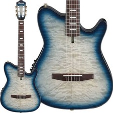 Ibanez FRH20QMN CTL Nylon Elektro-Akustikgitarre gesteppt Ahorndecke Blue Burst