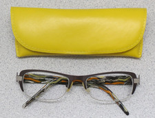 Vanni eyeglasses V8371 half rim Italy with ca...
